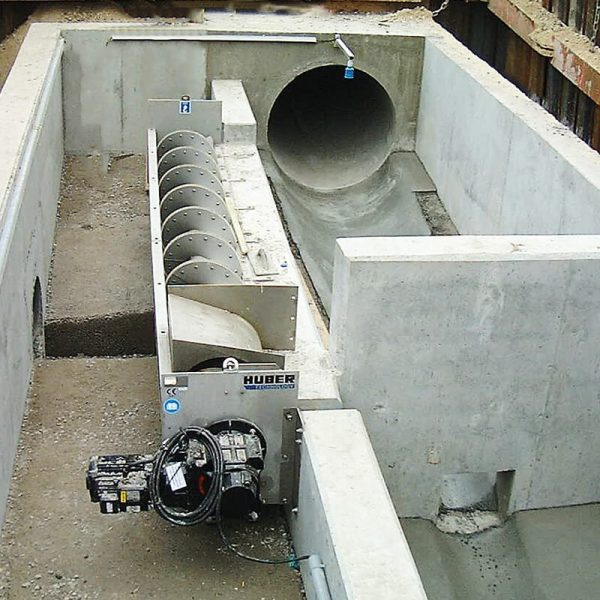 Construction interior of CSO Combined sewer overflow