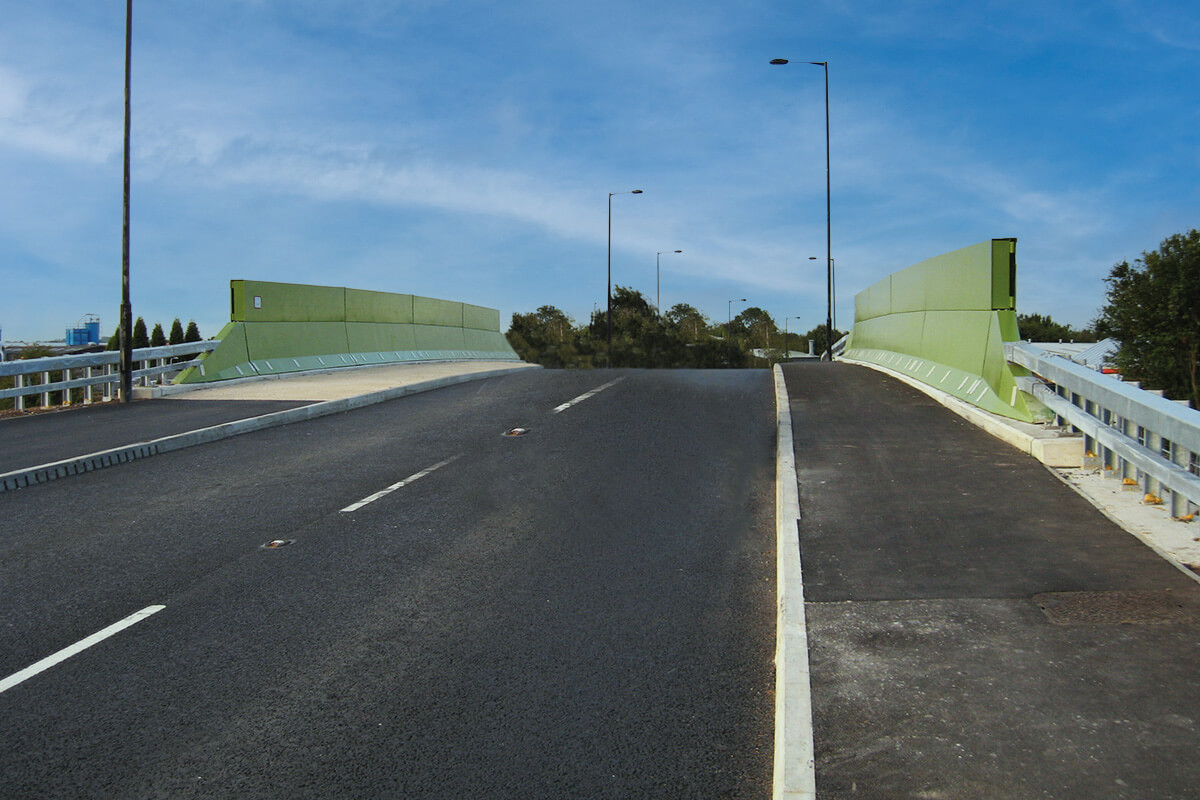 Todwick Road new bridge road construction