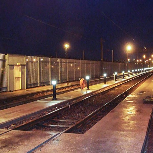 Polmadie Train Depot Sidings at Night