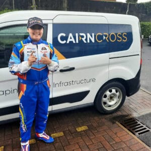 Ty Cuthbert Racer Cairn Cross Sponsor