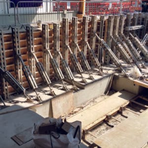 Wimbledon Wheel Lathe Pit Excavation Cairn Cross