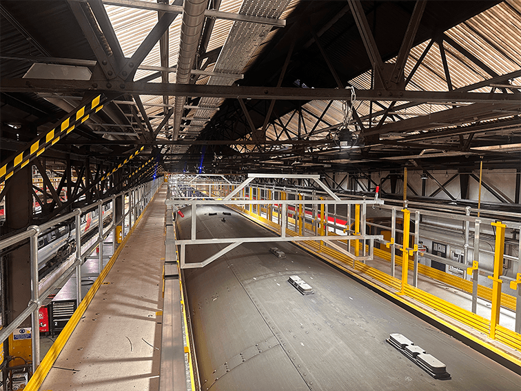 Platforms at Canton Depot in Cardiff for TFW - High Level Access Platforms