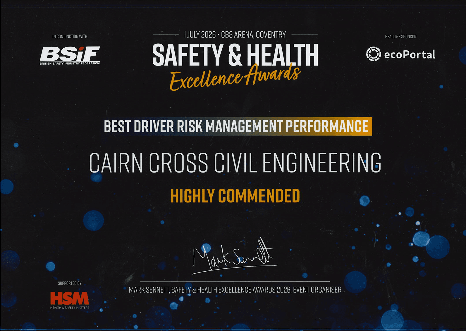 The SHE Awards 2026 winners, Best Driver Risk Management Performance
