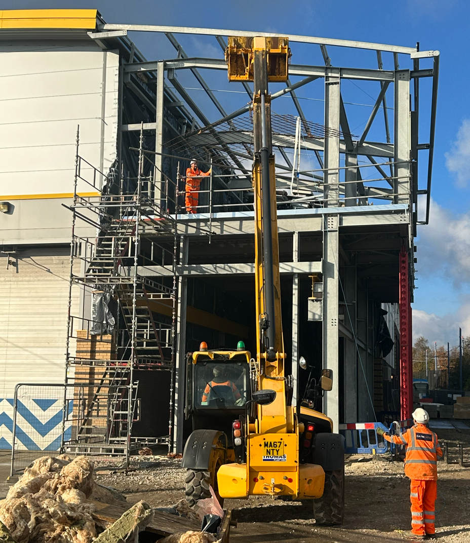 Wednesbury Depot Extension works, Cairn Cross Civil Engineering